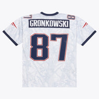 New England Patriots Rob Gronkowski White jersey – view 3