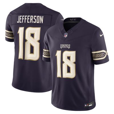 Minnesota Vikings Justin Jefferson Nike Purple 2026 Rivalries Collection Printed Limited Jersey