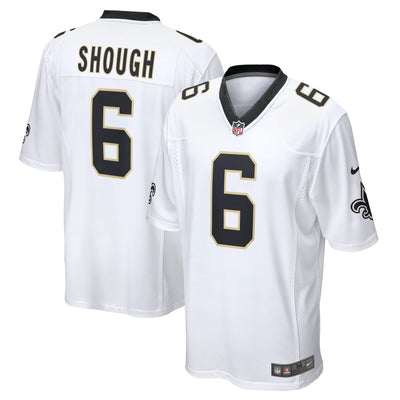 New Orleans Saints Tyler Shough Nike White Game Player Jersey