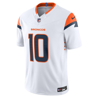 Denver Broncos Bo Nix Nike White Vapor F.U.S.E. Printed Limited Jersey
