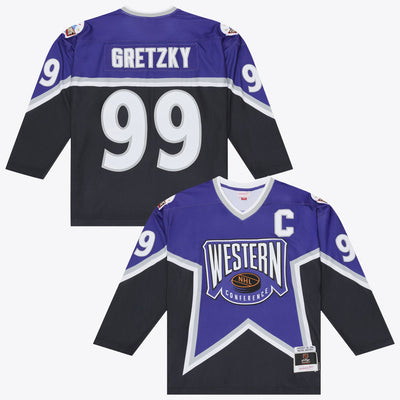 1994 NHL All-Star Game Wayne Gretzky Mitchell & Ness Purple Power Play Jersey