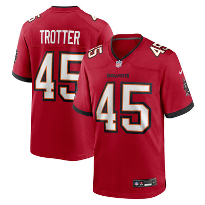 Tampa Bay Buccaneers Josiah Trotter Nike Red Team Game Jersey