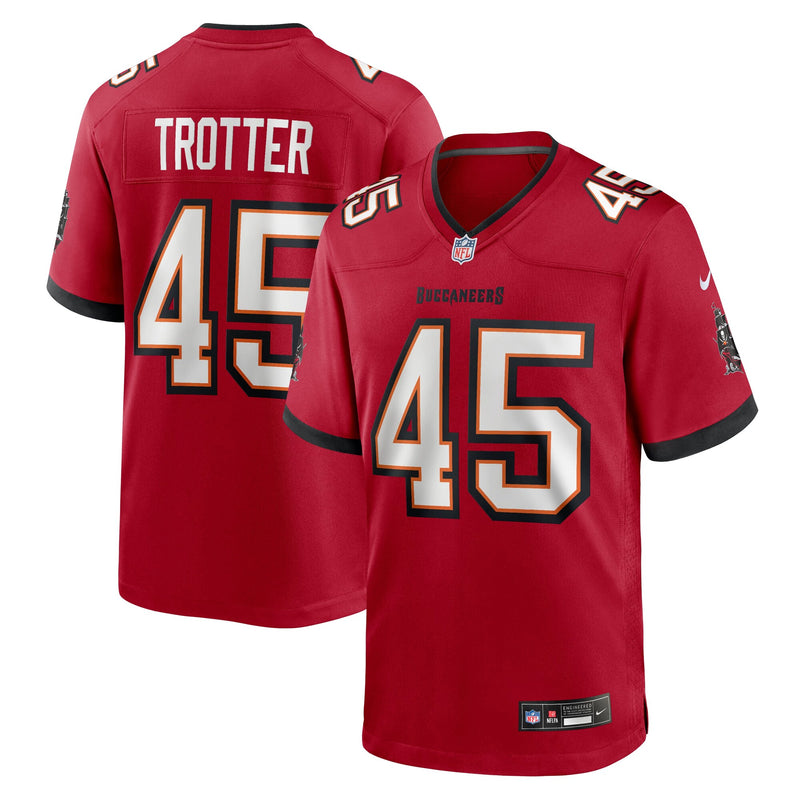 Tampa Bay Buccaneers Josiah Trotter Red jersey – view 1