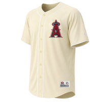 Los Angeles Angels Stitches Cream Fashion Jersey