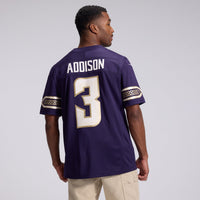 Minnesota Vikings Jordan Addison Nike Purple 2026 Rivalries Collection Printed Limited Jersey