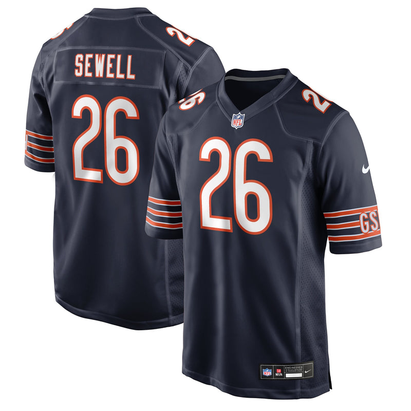 Chicago Bears Marlen Sewell Navy jersey – view 1