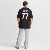 Cincinnati Bengals Myles Hinton Nike Black Team Game Jersey