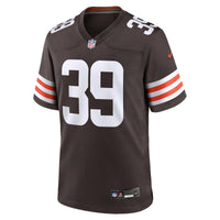 Cleveland Browns Michael Coats Jr. Brown jersey – view 4