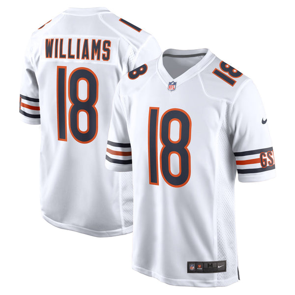 Chicago Bears Caleb Williams Nike White First Round Pick Player Game Jersey