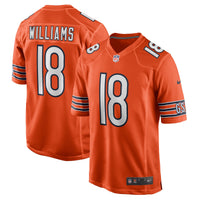 Chicago Bears Caleb Williams Nike Orange Alternate Player Game Jersey
