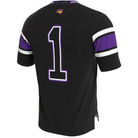 Northern Iowa Panthers GameDay Greats Lightweight Collegiate Football Blackout Fashion Jersey - Black