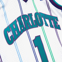 Charlotte Hornets Mitchell & Ness Baron Davis 1999 Swingman Authentic Jersey - White