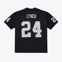 Oakland Raiders Marshawn Lynch Mitchell & Ness Black Legacy Replica Jersey