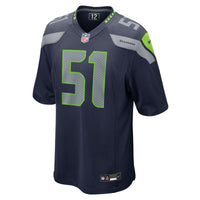 Seattle Seahawks Jared Ivey Nike College Navy Team Game Jersey