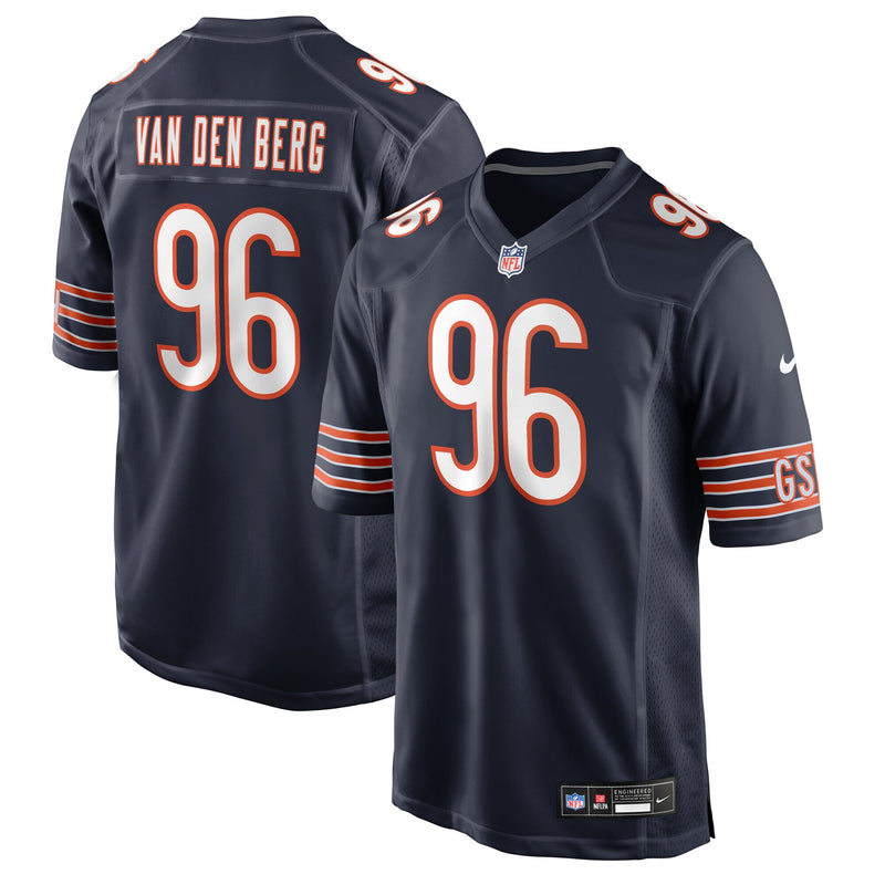 Chicago Bears Jordan van den Berg Navy jersey – view 1