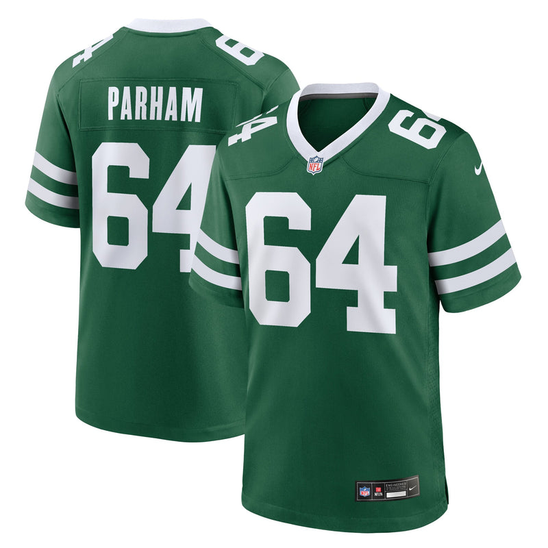 New York Jets Dylan Parham Green jersey – view 1