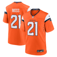 Denver Broncos Riley Moss Nike Orange Team Game Jersey