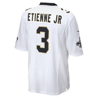 New Orleans Saints Travis Etienne Jr White jersey – view 3