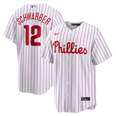 Philadelphia Phillies Kyle Schwarber Nike White Home Replica Jersey