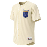Kansas City Royals Stitches Cream Fashion Jersey