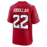 Atlanta Falcons Yasir Abdullah Nike Red Team Game Jersey