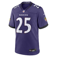 Baltimore Ravens K'Von Wallace Purple jersey – view 2