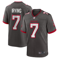 Tampa Bay Buccaneers Bucky Irving Nike Pewter Alternate Game Jersey