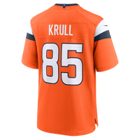 Denver Broncos Lucas Krull Nike Orange Team Game Jersey