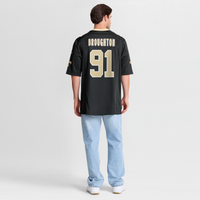 New Orleans Saints Vernon Broughton Nike Black Team Game Jersey