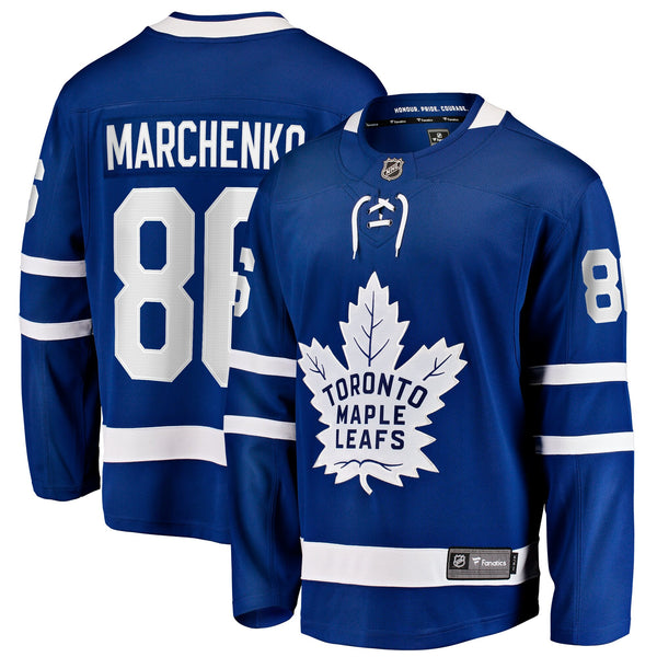 Toronto Maple Leafs Kirill Marchenko Fanatics Blue Home Breakaway Jersey