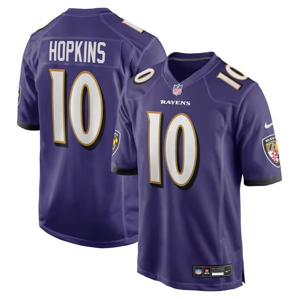 Baltimore Ravens DeAndre Hopkins Nike Purple Team Game Jersey