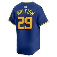 Seattle Mariners Cal Raleigh Blue jersey – view 4