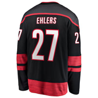 Carolina Hurricanes Nikolaj Ehlers Fanatics Black Home Breakaway Jersey