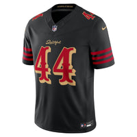 San Francisco 49ers Kyle Juszczyk Nike Black Rivalries Collection Printed Limited Jersey