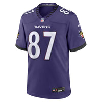 Baltimore Ravens Nick Vannett Purple jersey – view 2