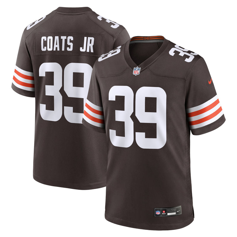 Cleveland Browns Michael Coats Jr. Brown jersey – view 1