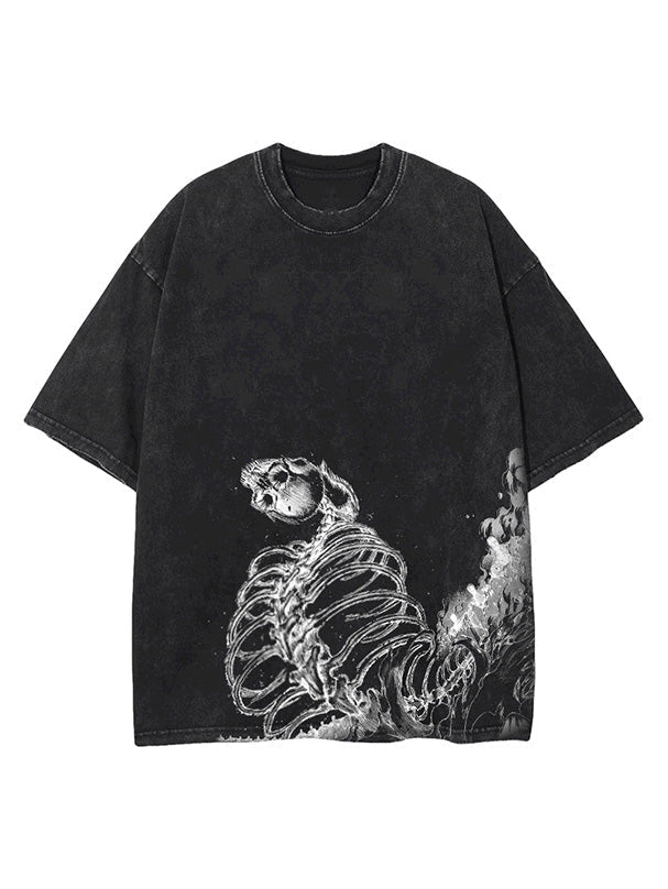 Black t-shirt with Skull Knight Berserk Founding Titan graphic – photo 1