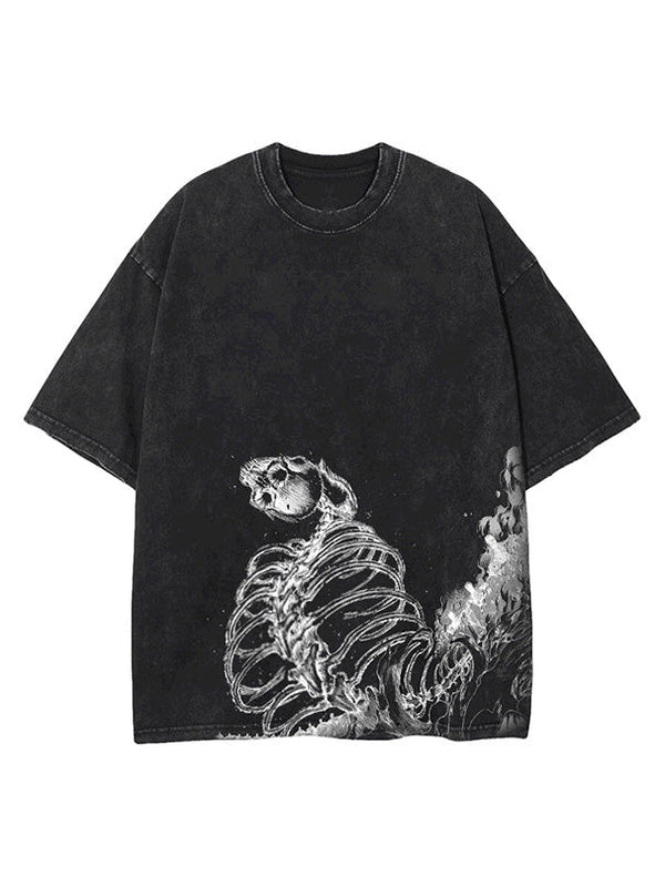 Black t-shirt with Skull Knight Berserk Founding Titan graphic – photo 1