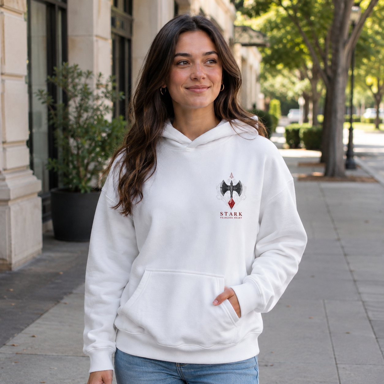 Black hoodie with Frieren, Fern, Stark & Himmel Beyond The Seasons graphic – photo 4