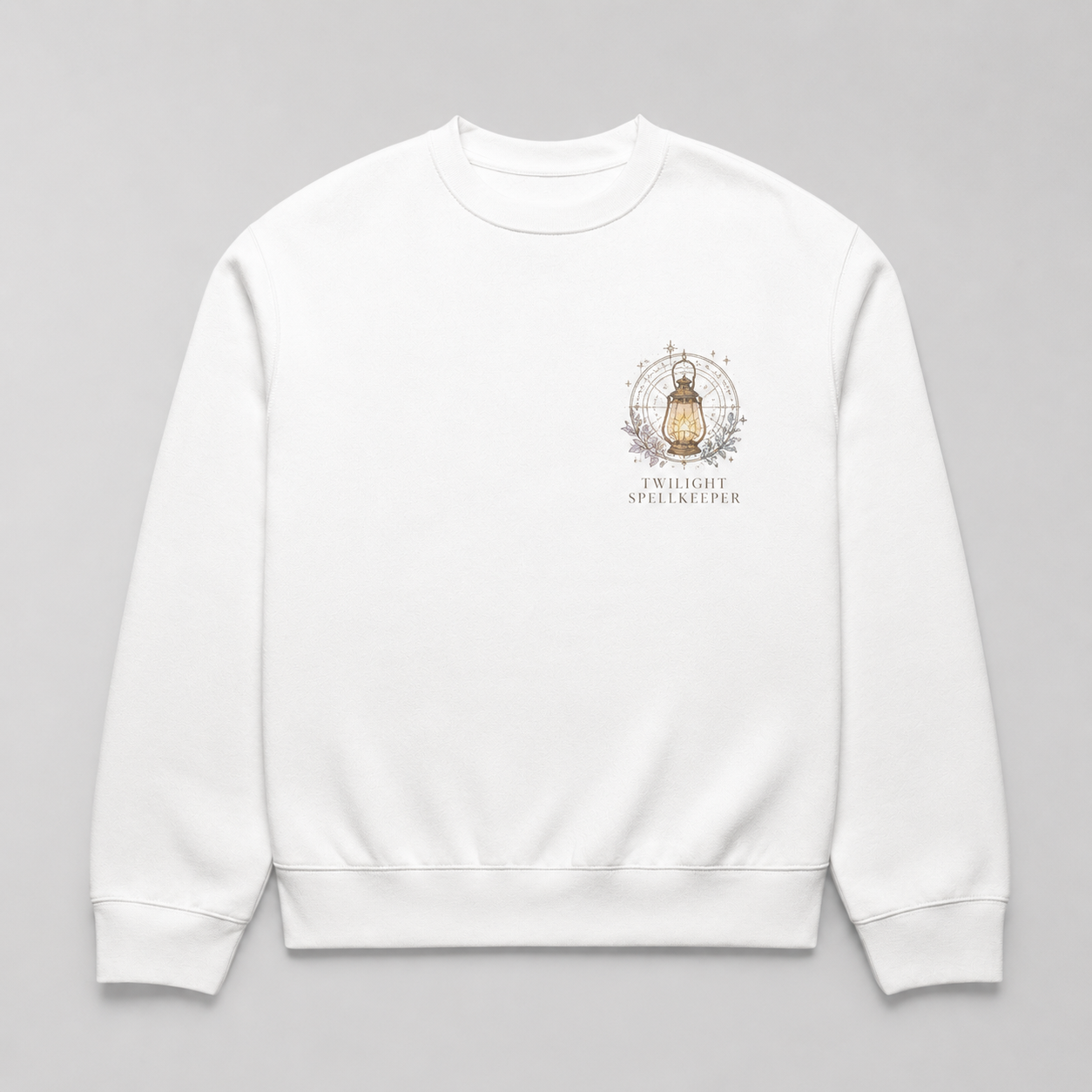 White sweatshirt with Frieren Spellkeeper Of Dusk graphic – photo 2