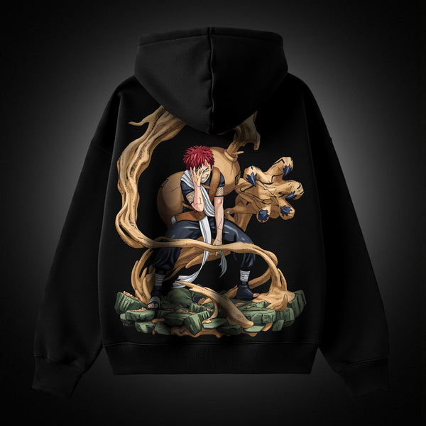 Gaara of the Sand - Naruto Oversized Hoodie