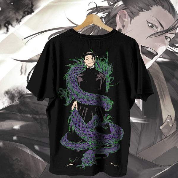 Geto Dragon Portrait Oversized Fit - Jujutsu Kaisen Oversized Tee