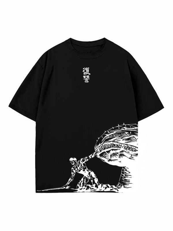 Black t-shirt with Femto (Griffith) Berserk Eclipse Sacrifice graphic – photo 2