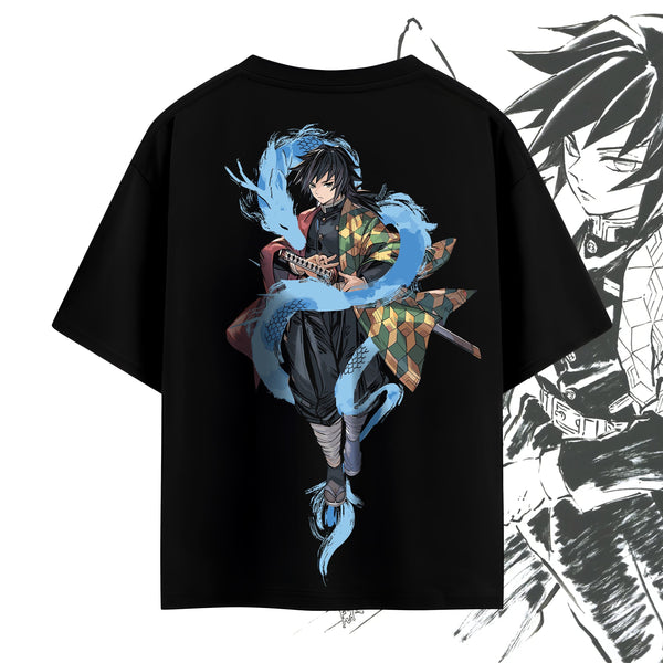 Giyu Dragon - Demon Slayer Oversized Tee