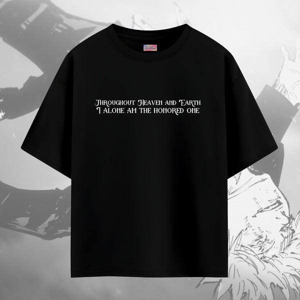 Honored One Quote - Jujutsu Kaisen Oversized Tee