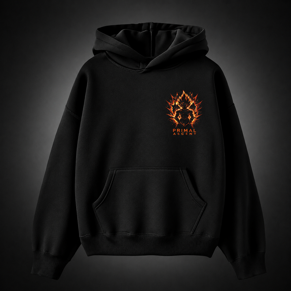 Black hoodie with Goku Dragon Ball Awakened Saiyan graphic – photo 2