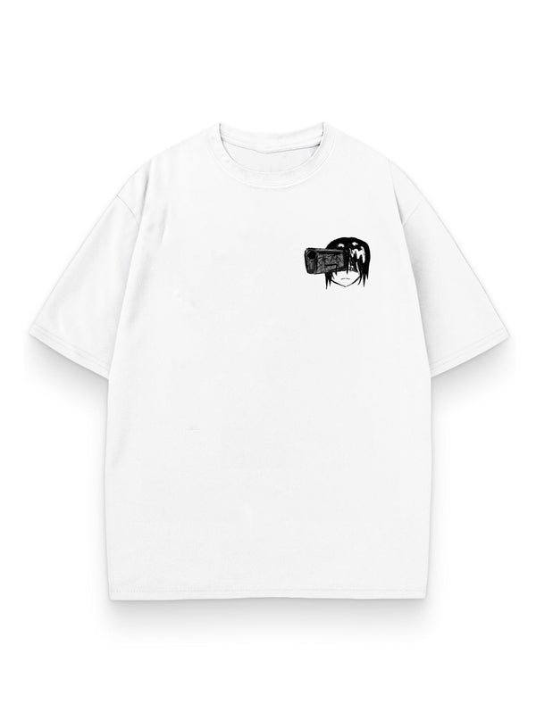 White t-shirt with Gun Devil Chainsaw Man Gun Demon graphic – photo 2