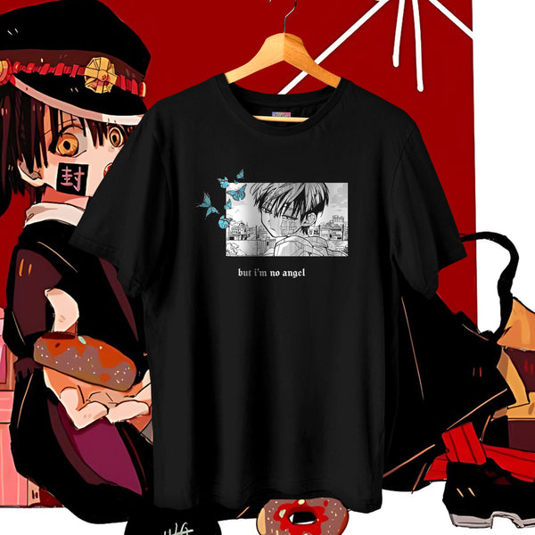 Hanako No Angel Butterfly Panel - Toilet-Bound Hanako-kun Oversized Tee