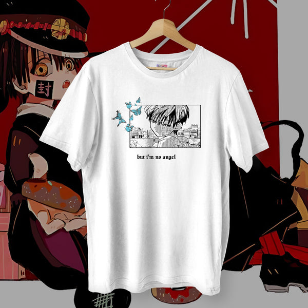 Hanako No Angel Butterfly Panel - Toilet-Bound Hanako-kun Oversized Tee