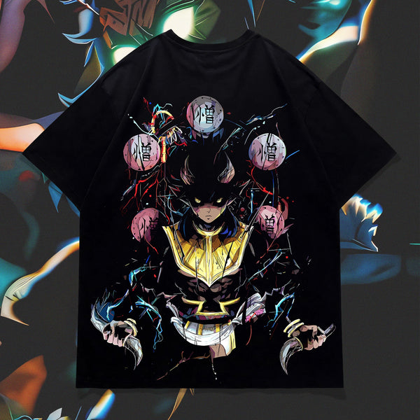 Hantengu Clone Rage - Demon Slayer Oversized Tee